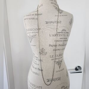 Long rhinestone necklace